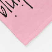  Schattige ninja meisjes roze Fleece Deken (Hoek)