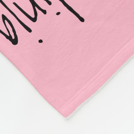 Schattige ninja meisjes roze Fleece Deken (Hoek)