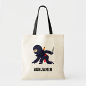 Schattige Ninja Warrior Kinderen Tote Bag (Voorkant)