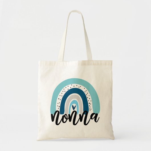 Schattige Nonna Regenboog Tote Bag (Voorkant)
