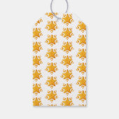 Schattige Noordse Kerstkabouter Cadeaulabel (Achterkant)