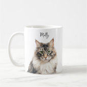 Schattige Noors Bos Cat Custom Beste Mam / Pap Koffiemok (Links)