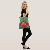 Schattige North Pole Sleigh Team Crew rendierpatro Tote Bag (Op model)