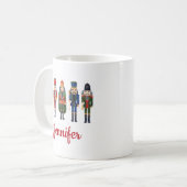 Schattige Notenkraker Kerst Koffiemok (Voorkant links)