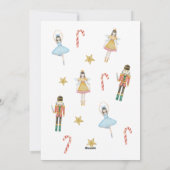 Schattige Notenkraker Kerstfeest Feestdagenkaart (Achterkant)