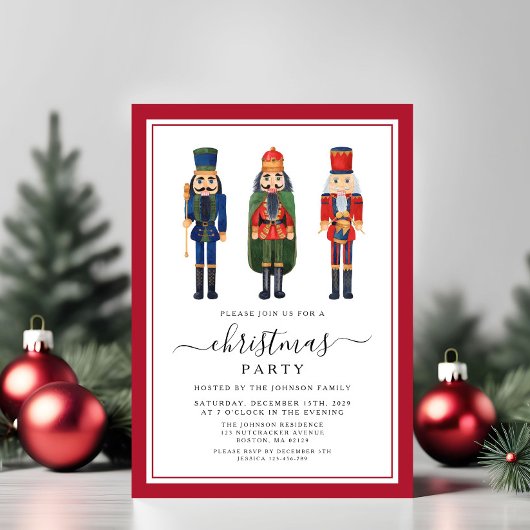 Schattige Notenkraker Kerstfeest Kaart