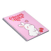 Schattige 💗🍓🌷 notitieboek (Rechterzijde)