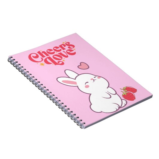 Schattige 💗🍓🌷 notitieboek (Rechterzijde)