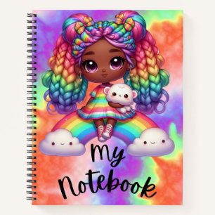 Schattige Notitieboek / Kleurrijk Regenboog Notiti
