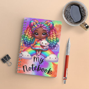 Schattige Notitieboek / Kleurrijk Regenboog Notiti