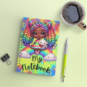 Schattige Notitieboek / Kleurrijk Regenboog Notiti