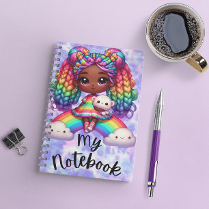 Schattige Notitieboek / Kleurrijk Regenboog Notiti