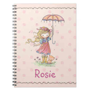 Schattige Notitieboek voor Little Girl Voeg Jouw n