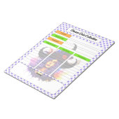 Schattige Nursing Data Collectie Sjabloon Notitieblok (Schuin)