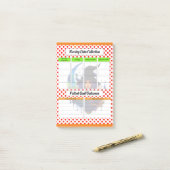 Schattige Nursing Data Collectie Sjabloon Post-it® Notes (Op bureau)