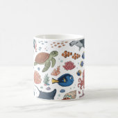Schattige Oceandieren Koffiemok (Center)
