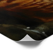 Schattige Ocicat Cat Art Print Poster (Hoek)