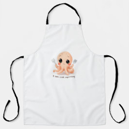 Schattige Octopus Schort - Ik kan alles koken