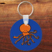 schattige octopus sleutelhanger (Voorkant)