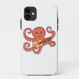 Schattige octopus spelen akoestische gitaar Cartoo Case-Mate iPhone Case
