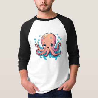 Schattige Octopus T-shirt - Ocean Lover's Delight