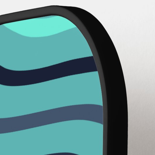 Schattige Oefening Blauwe Professionele  Pickleball Paddle (Links Detail)