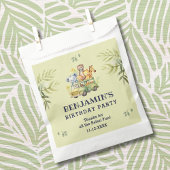 Schattige Oerwoud Animal Safari Verjaardag Dank u Bedankzakje