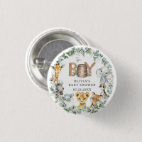 Schattige Oerwoud Animals Greenery Boy Baby shower