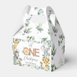 Schattige Oerwoud Dieren Groen Jongen Meisje 1e Ve Bedankdoosjes