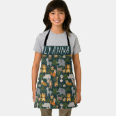 Schattige Oerwoud Dieren Print Schort (Insitu)