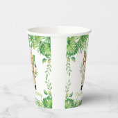 Schattige Oerwoud Dieren Safari Avontuur Auto Verj Papieren Bekers (Links)