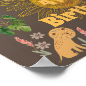 Schattige Oerwoud Dierenverjaardag Poster (Hoek)