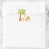 Schattige Oerwoud Dierlijke Stickers (Tas)