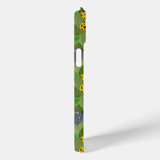 Schattige Oerwoud dierpatroon Case-Mate iPhone Case (Achterkant / Rechts)