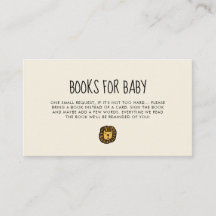 Schattige oerwoud Leeuw baby shower Boek Aanvraagk
