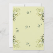 Schattige Oerwoud Safari 1e Verjaardag Kaart (Achterkant)