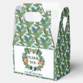 Schattige Oerwoud Safari Lion Tijger Olifant Verja Bedankdoosjes (Geopend)