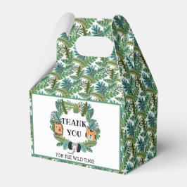 Schattige Oerwoud Safari Lion Tijger Olifant Verja Bedankdoosjes