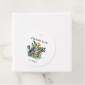 Schattige Oerwoud Safari Tropical Animals Baby sho Bedankjes Labels (In situ)