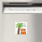 Schattige Oerwoud Tiger Roar Magneet (Insitu (Vaatwasser))
