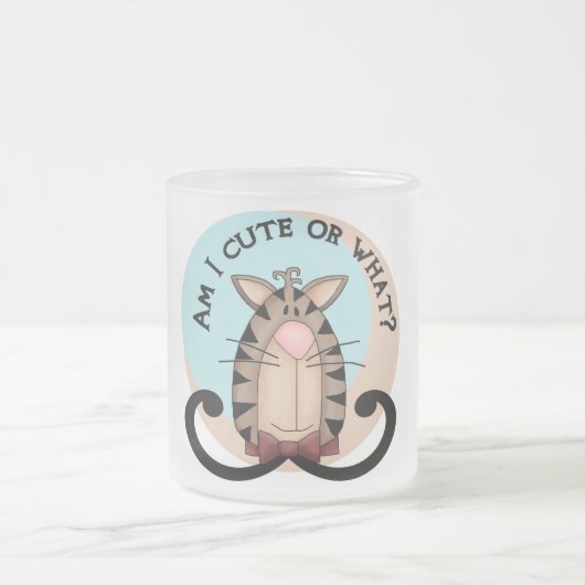 Schattige of Wat Cat Matglas Koffiemok (Center)