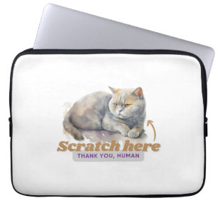 Schattige offerte kat eigenaren speciale gelegenhe laptop sleeve