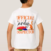 Schattige officieel kind van de inspecteur van het t-shirt (Achterkant)