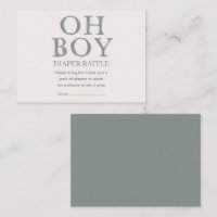 Schattige Oh Boy Groene Stippen Minimal Luierloof