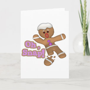 schattige oh, snufje feestdagen kaart