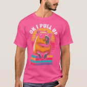 Schattige Ok ik trek Capybaras liefhebbers Funny C T-shirt (Voorkant)