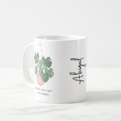 Schattige Oke Plant Ouder Gepersonaliseerd Koffiemok (Voorkant links)