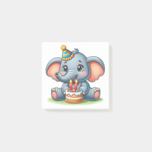 Schattige Olifant 11e Verjaardag Post-it® Notes