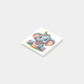 Schattige Olifant 11e Verjaardag Post-it® Notes (Schuin)