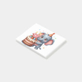 Schattige Olifant 12e Verjaardag Post-it® Notes (Schuin)